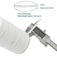 Load image into Gallery viewer, 2.5mm Round Braided Elastic Cord/White Elastic Band - 100 Yard