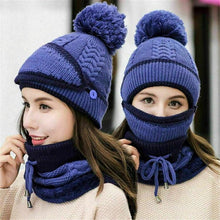 Load image into Gallery viewer, 2021 New 3 in 1 Winter Beanie Set